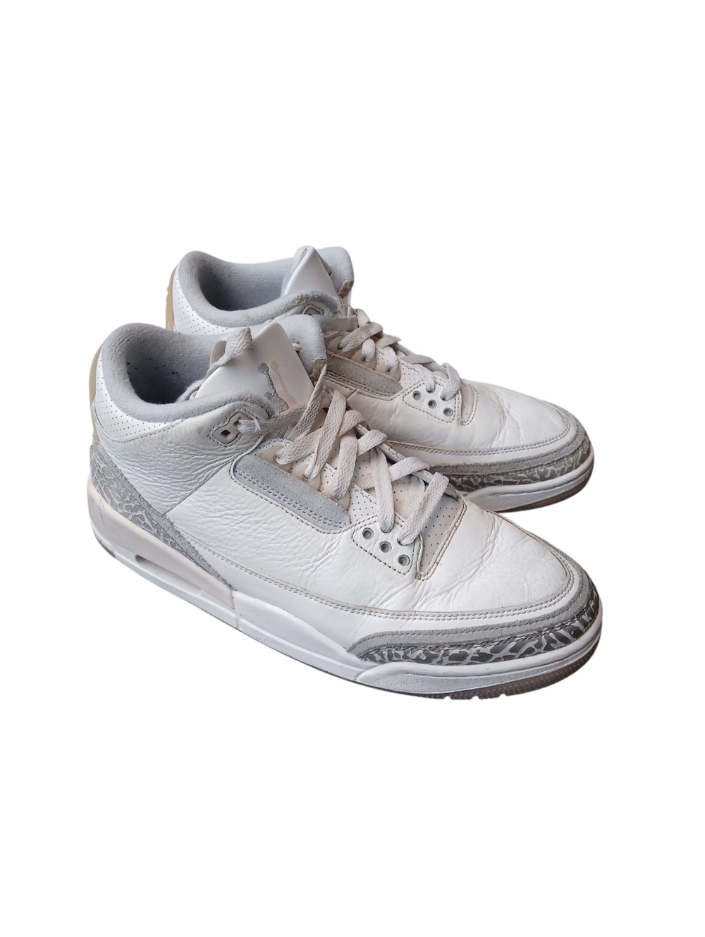 Air Jordan 3 Retro Crafts Ivory Sneakers 8.5